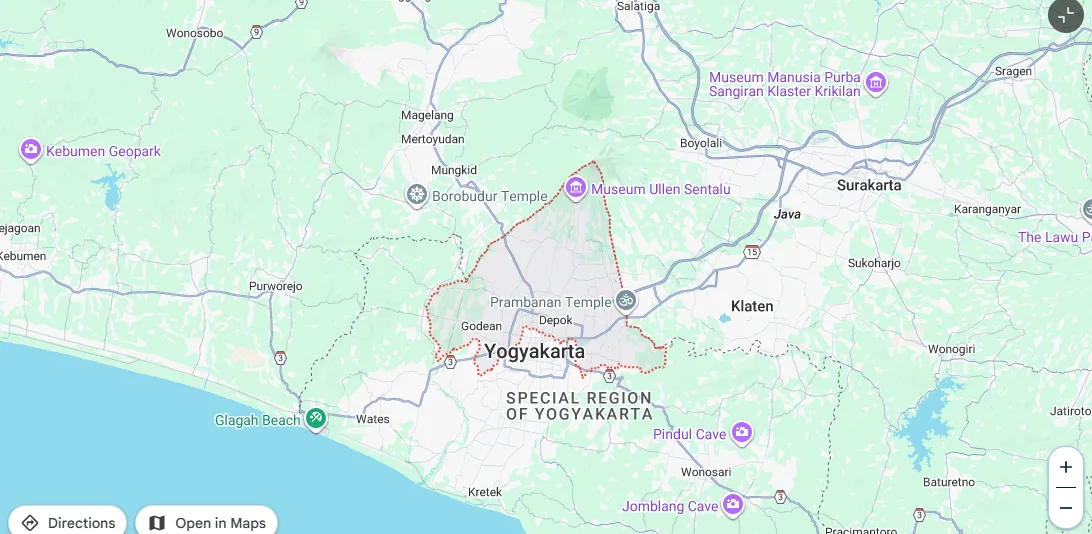 Daftar 16 Kecamatan di Kabupaten Sleman