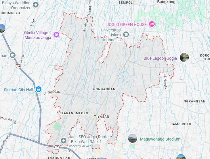 Kelurahan Donoharjo di Kapanewon Ngaglik